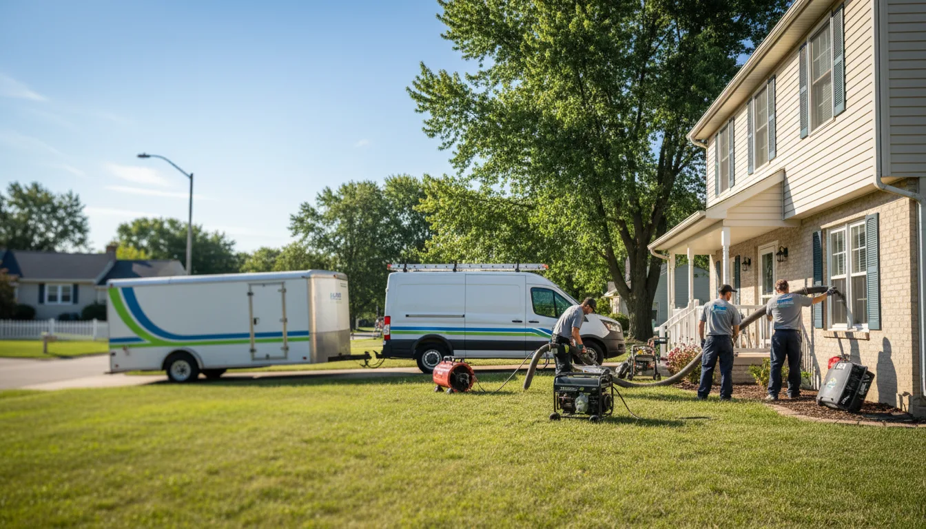 Flooded Basement Restoration And Cleanup With Repair in Rives Junction, MI near me